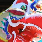 danse du dragon au nouvel an chinois